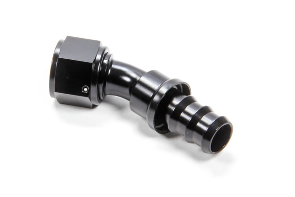 #12 30 Degree Hose End Push Lock (TXRHF-13012-BLK)