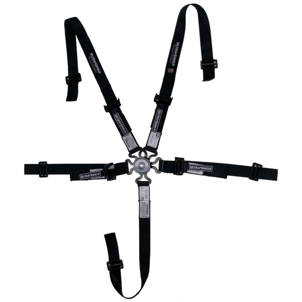 Harness Junior C/L 5pt Blk Indiv Shlder 3in P/D (ULTHB46201)