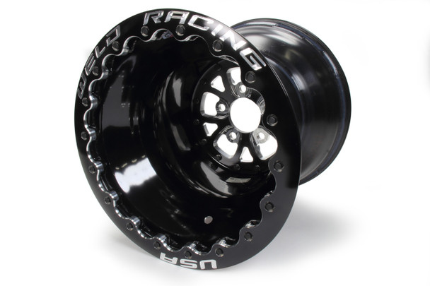 V-Series Drag Wheel Blk 16x16 5x4.75 4.0 BS (WEL84B-616B278UB)