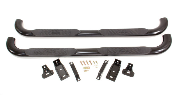99-06 GM Full Size Ext Cab Oval Step Bar Black (WES21-1685)
