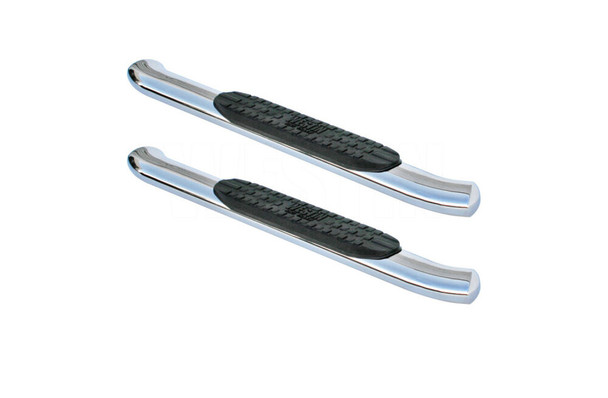 PRO TRAXX 4in Oval Nerf Step Bars Polished (WES21-24180)