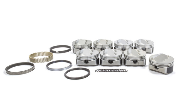 SBC Domed Piston Set 4.165 Bore +8cc (WPTPTS535A4)