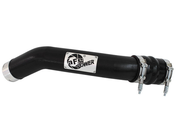 BladeRunner 3in Aluminum Hot Charge Pipe Black (AFE46-20148-B)