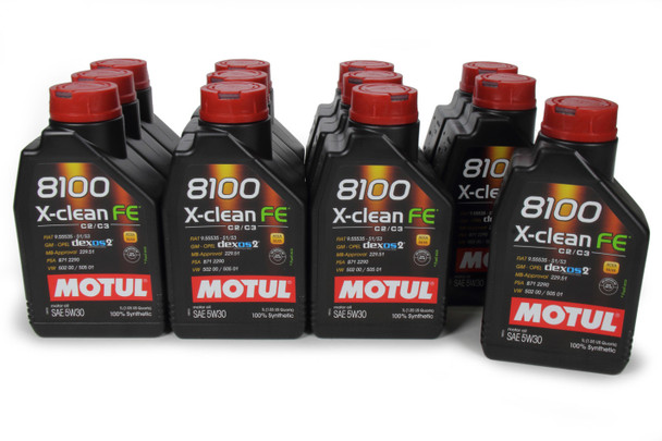 8100 X-Clean FE 5w30 Oil Case 12 x 1 Liter (MTL104775-12)
