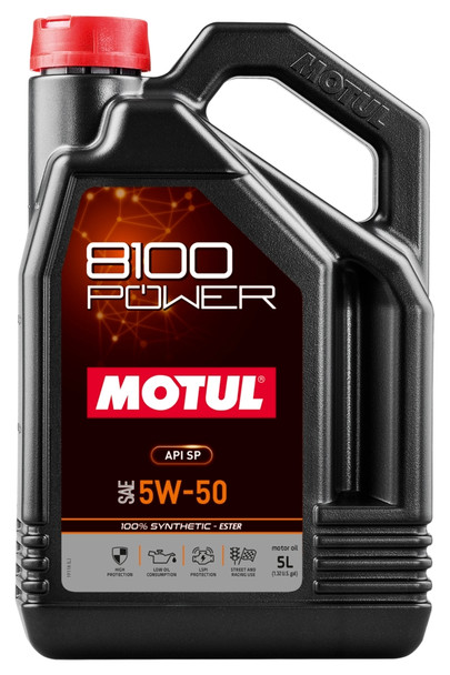 8100 Sport Power 5w50 5 Liter Bottle (MTL111812)