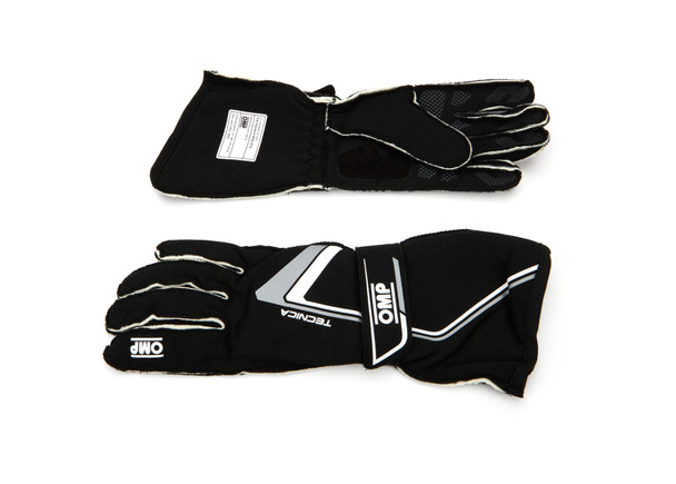 Tecnica Gloves Black And White Medium (OMPIB0-0772-A01-071-M)