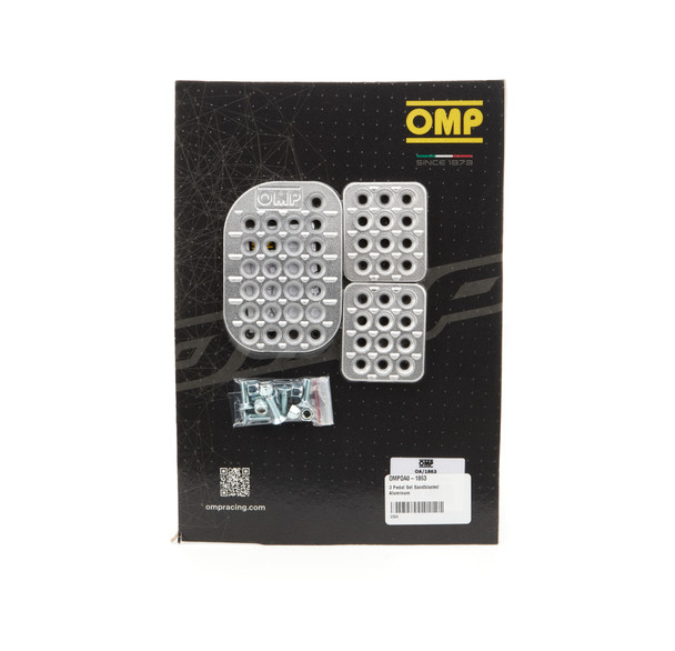 3 Pedal Set Sandblasted Aluminum (OMPOA0-1863)