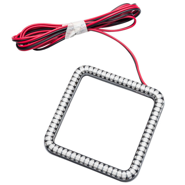 3in Off Road LED Light Square w/Halo Amber (ORA5776-005)