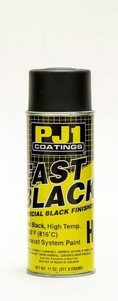 Flat Black Hi-Temp Paint 2000degF 11oz (PJ116-HIT)