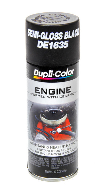 Ford Semi Gloss Black Engine Paint 12oz (SHEDE1635)