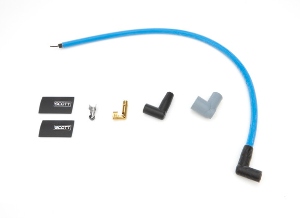 SBC Spark Plug Wire Set 90-Degree - Blue (SPWCH-435-4)