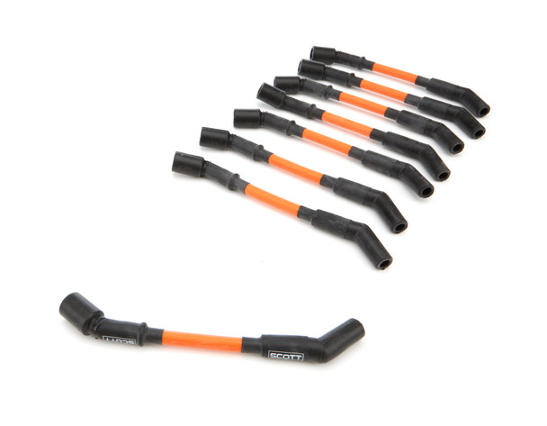GM LS Spark Plug Wire Set 45-Degree - Orange (SPWCH-LS-S-5)