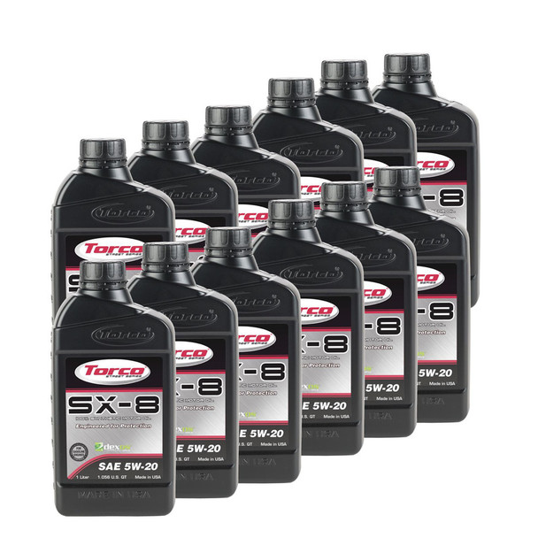 SX-8 5w20 Synthetic Oil Case 12x1 Liter Dexos1 (TRCA120520C)