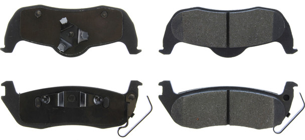 Posi-Quiet Semi-Metallic Brake Pads with Hardwar (CBP104.10870)