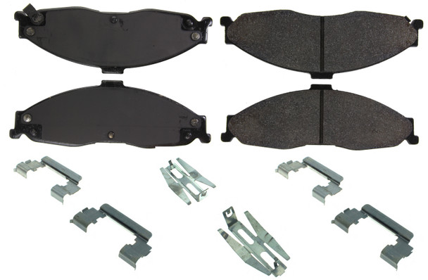 Posi-Quiet Extended Wear Brake Pads with Shims a (CBP106.07490)