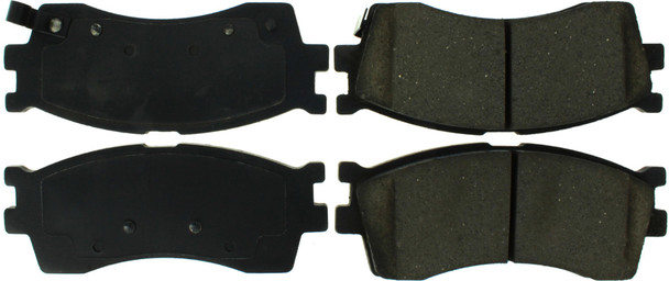 Posi-Quiet Extended Wear Brake Pads with Shims a (CBP106.08890)