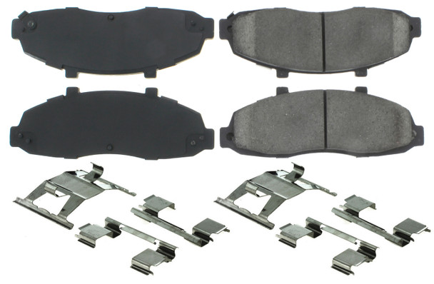 Premium Semi-Metallic Br ake Pads with Shims and (CBP300.06790)