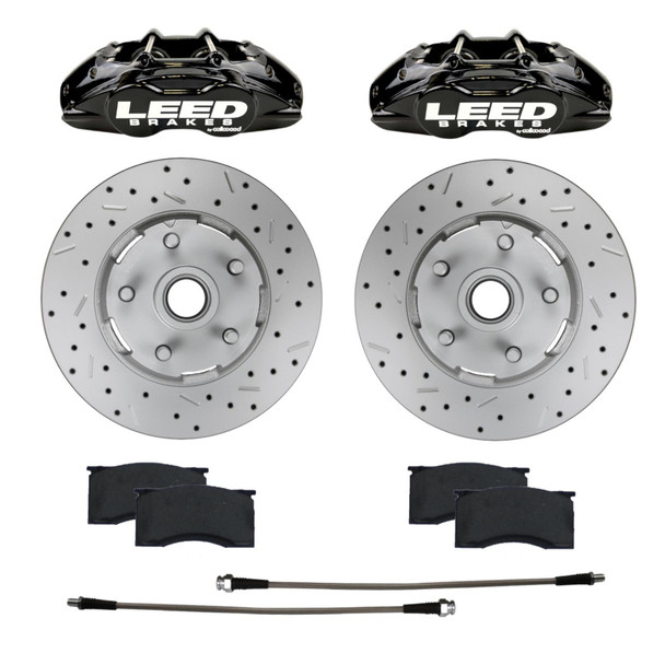 64-67 Mustang Brake Caliper/Pad/Rotor Kit (LEEBCC0005RKX)