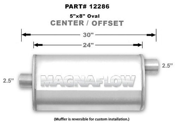 Stainless Steel Muffler  (MAG12286)