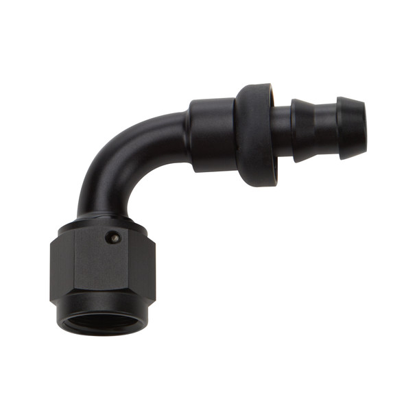 Pushlock Hose End Black 90 Deg Elbow -8 (ALL49453)