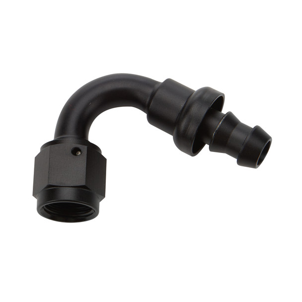 Pushlock Hose End Black 120 Deg Elbow -10 (ALL49464)