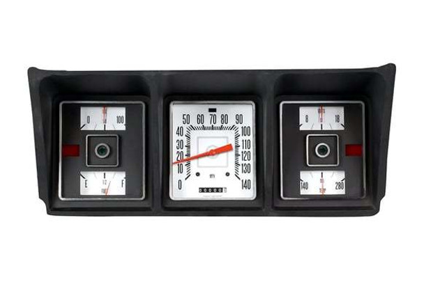 73-79 Ford P/U Gauge Set White (CLAFT73W)