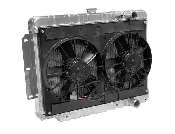 Radiator w/Fans Impala 59-64 Auto Trans Raw (DEW32-4139014A)