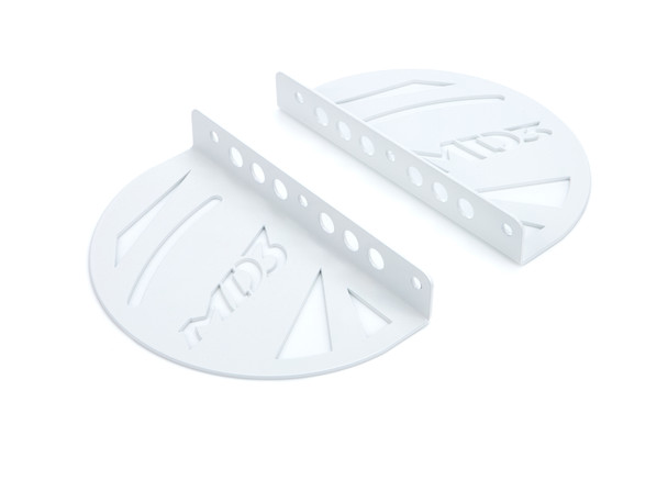 Spoiler End Plates MD3 White (Pair) (FIV32000-47851-W)