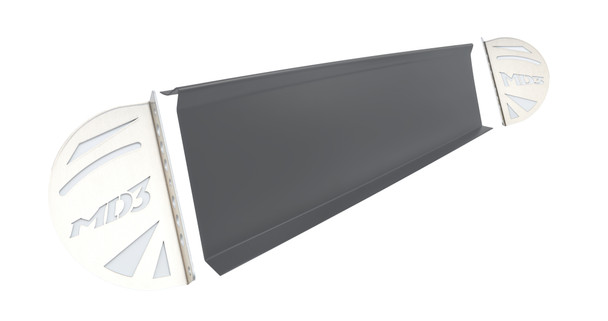 Spoiler Right Side Kit MD3 Aluminum Gray (FIV32000-72820-G)