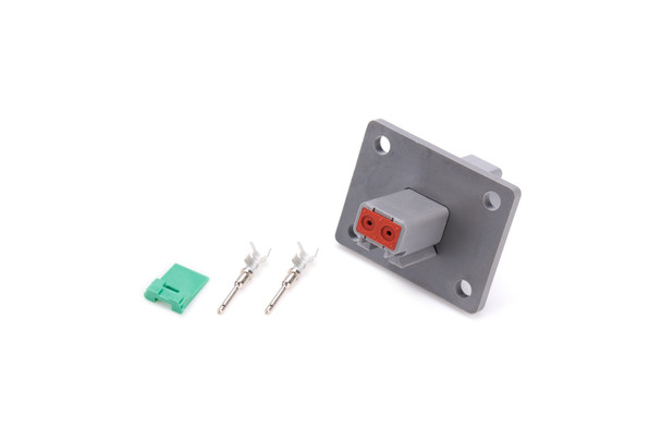 Plug Deutsch 2 Pin Receptacle w/Flange (QRP71-327)