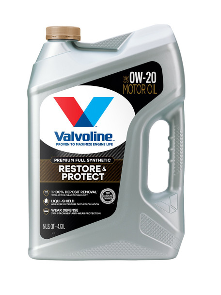 0w20 Motor Oil Restore & Protect 5 Quart Bottle (VAL906537)