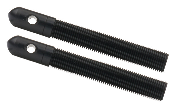 Alum Hood Pins 1/2in w/ 3/16in Hole 2pk Black