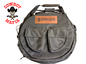 CM Leather Patch Nylon Rope Bag