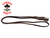CM 1/2” Leather Roping Reins 7’