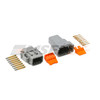 Deutsch DTM 8-Way Connector Kit No Heat Shrink Gland. DTM06-8S. DTM06-8P.