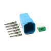 CONDT04-6PK-7-14. DT04-6P-TN07. Deutsch Colour DT 6-Way Receptacle Kit with Solid Sockets