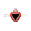 Brown Deutsch DT series 3-way connector keyway. DT06-3S-TN09