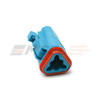 Blue Deutsch DT 3-way connector plug View DT06-3S-TN07.