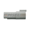 Deutsch DT 4-Way Receptacle Kit with Solid Pins. DT04-4P.