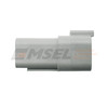 DT04-6PK. Deutsch DT 6-Way Receptacle Side view
