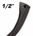 Split Braid Sleeving 13mm (1/2") Black