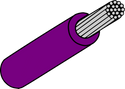Violet Mil Spec M22759/32-18-7 18AWG Wire