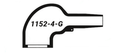 Hellermann 1152-4-G Right Angle Moulded Boot with Lip