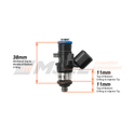 Xspurt 1000cc Stubby High Resistance Fuel Injector