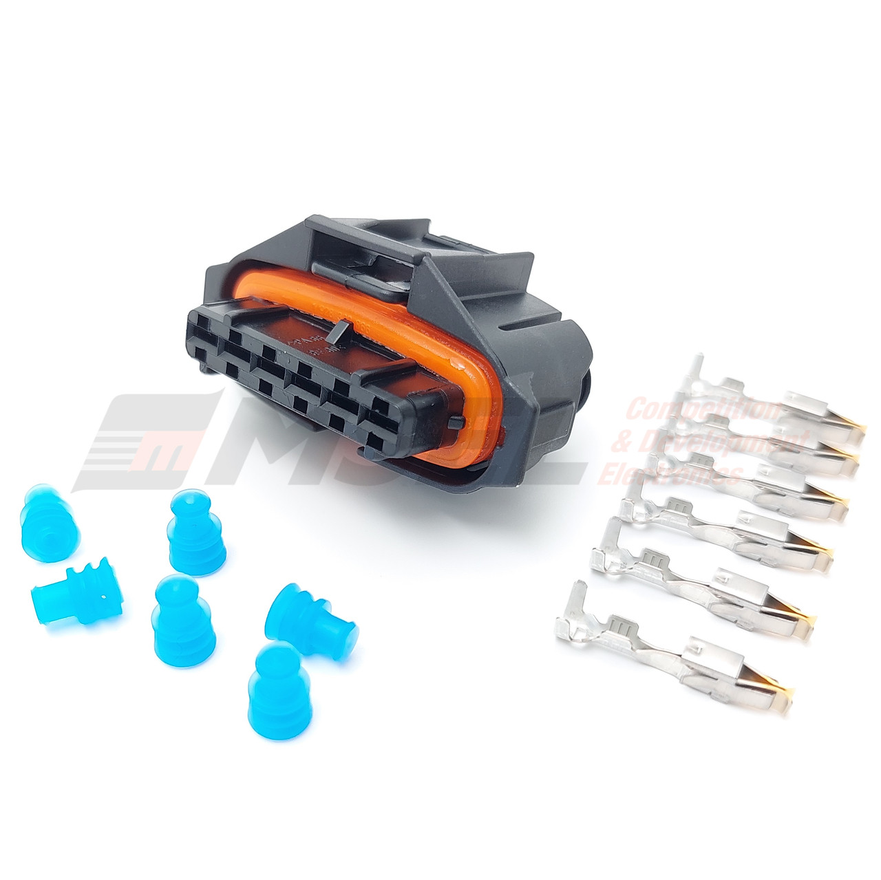 Bosch Kompakt 6 Way Female Connector Kit with Terminals and Seals