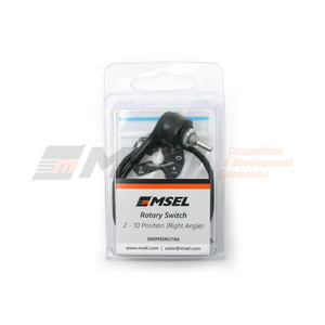 MSEL 2-10 Position Rotary Switch with Right Angle Boot