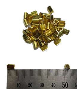 Small Brass U Splice Terminal - 100 Pack - non-insulated