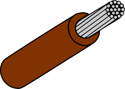 Brown Mil Spec M22759/32-18-1 18AWG Wire