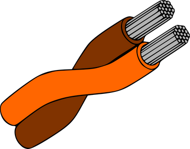 Brown and Orange CAN-Bus Mil Spec M22759/32-22-13 Twisted Pair 22AWG Wire