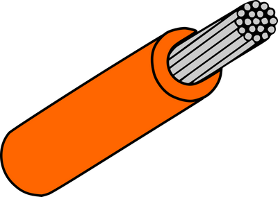 Orange Mil Spec M22759/32-18-3 18AWG Wire